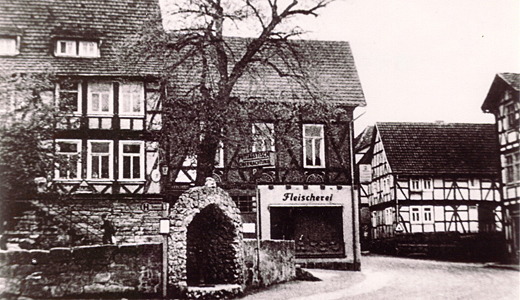 Hotel Fleischerei Schneider 1955