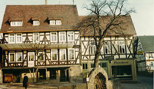 Hotel Fleischerei Schneider 1959